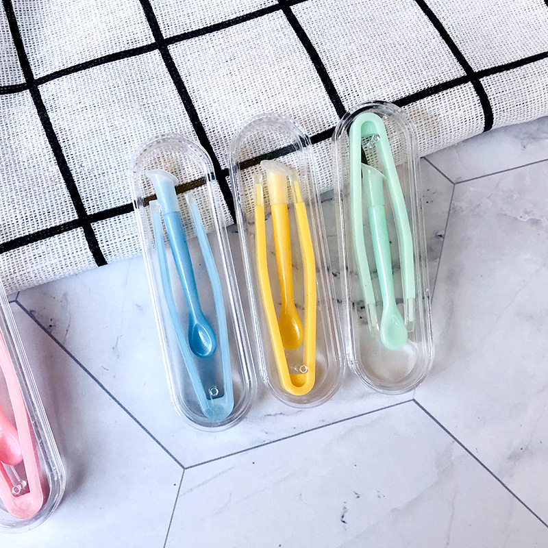1 Set Eye Care Kontaktlinsen Inserter Silikon Weiche Pinzette Saug Stick Fall Set Tragen Werkzeuge Kontaktieren Objektiv Zubehör – Detail 5