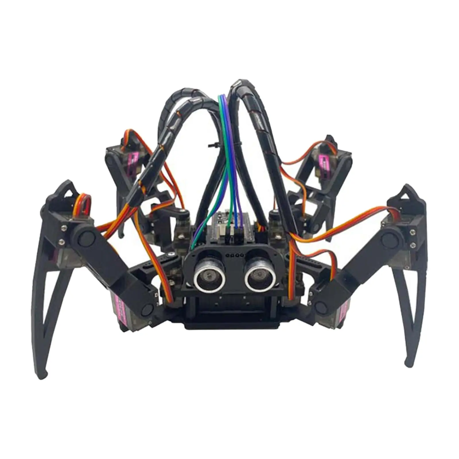 Spider Robot with Comptiable Ardui Driving Board DIY Kits Bionic Quadruped Spider Robot Stem Crawling Robot for Twisting