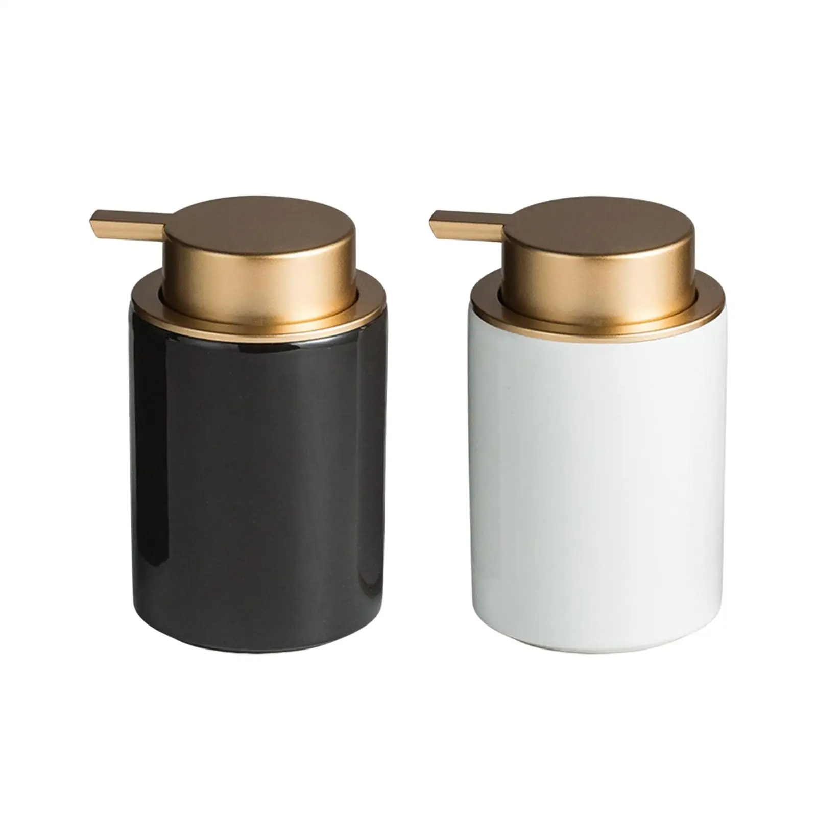 Ceramic Soap Dispenser Empty Pump Bottle Lotion Dispenser for Tabletop Home Shampoo Lotion