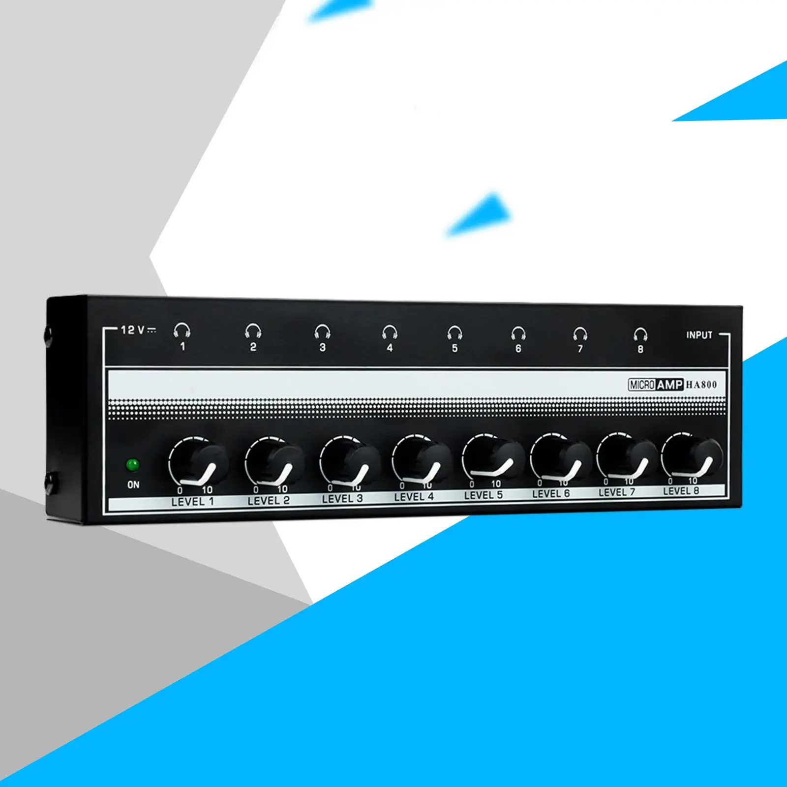 Audio Mixer 8 Channel, Low Noise Sound Mixer for Personal Recording ,Stage Performances