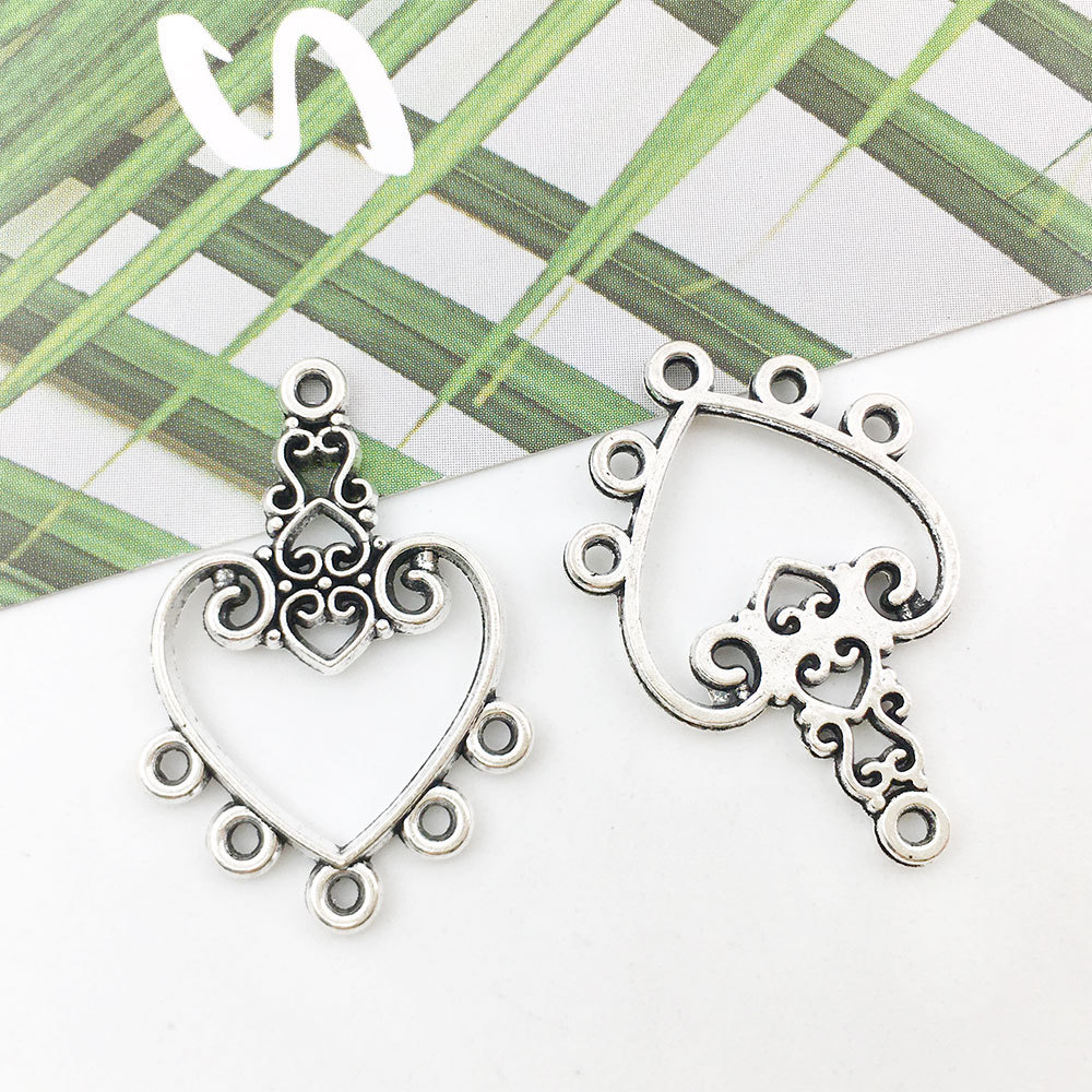 20PCS Retro Ethnische Hängenden Kopf Ohrringe Stecker Für Schmuck Machen Armband Halskette Verbindung Link DIY Zubehör Liefert – Detail 10