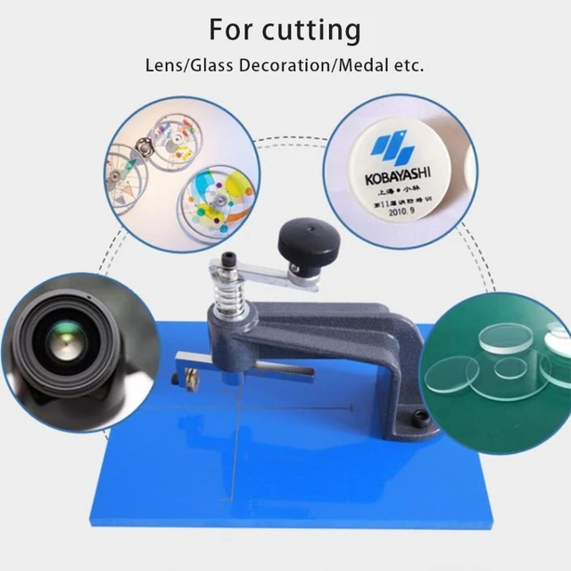 Lens Round Cutter Small Glass Circle Cutter Machine Easy Cutting Tool