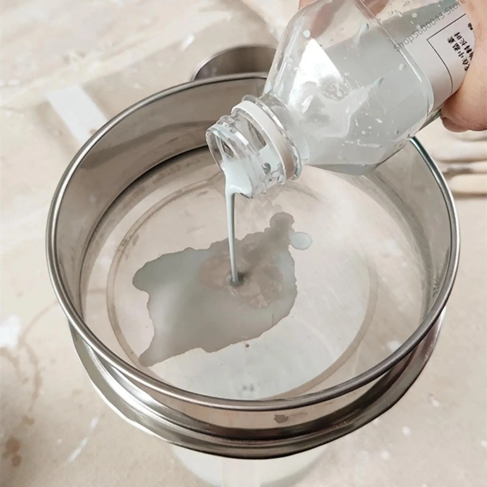 Ceramic Glaze Sieve Filter Sieve Stainless Steel DIY Polymer Clay Screen Glaze for Liquid