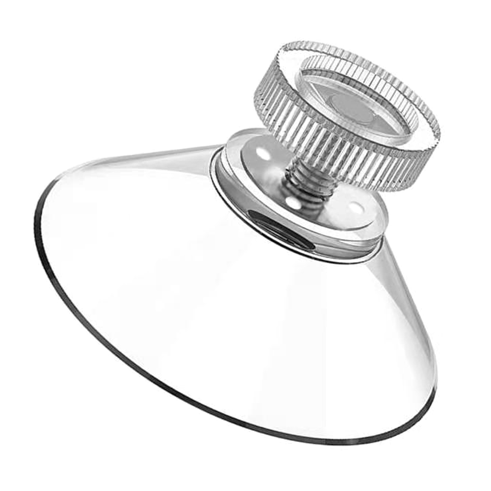 Description Picture 2 of item10Pcs Suction Cup Hooks with Screw Nut 40 mm Clear Sucker Pads Strong Adhesive Suction Holder for Car Glass Bathroom Wall Door