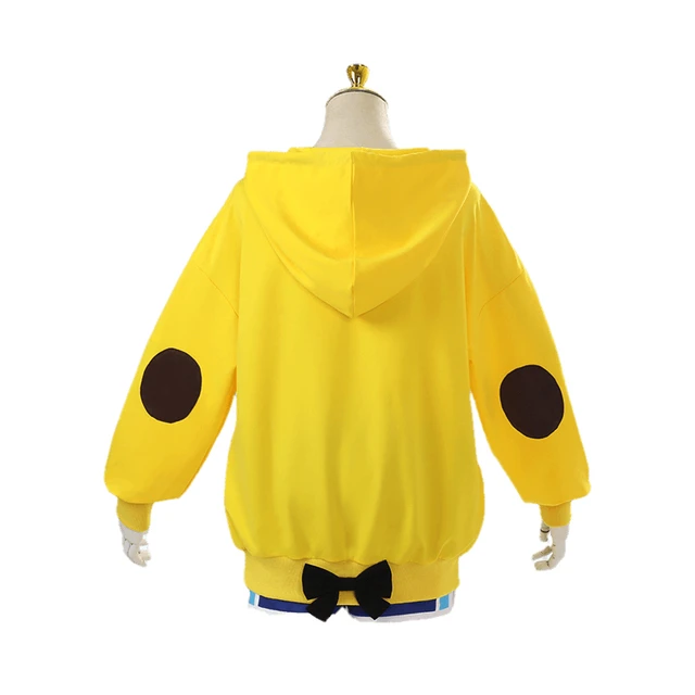 Anime Wonder Egg Priority Ohto Ai Cosplay Costumes Hoodie Yellow Sunflower  Pullover Sweatshirt Shorts Wig Hairpin Suit - AliExpress