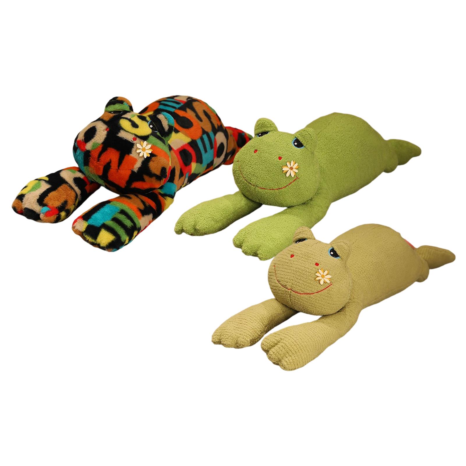 Adorable Frog Plush Toy Cushion Stuffed Animal for Theme Party Holiday Kids