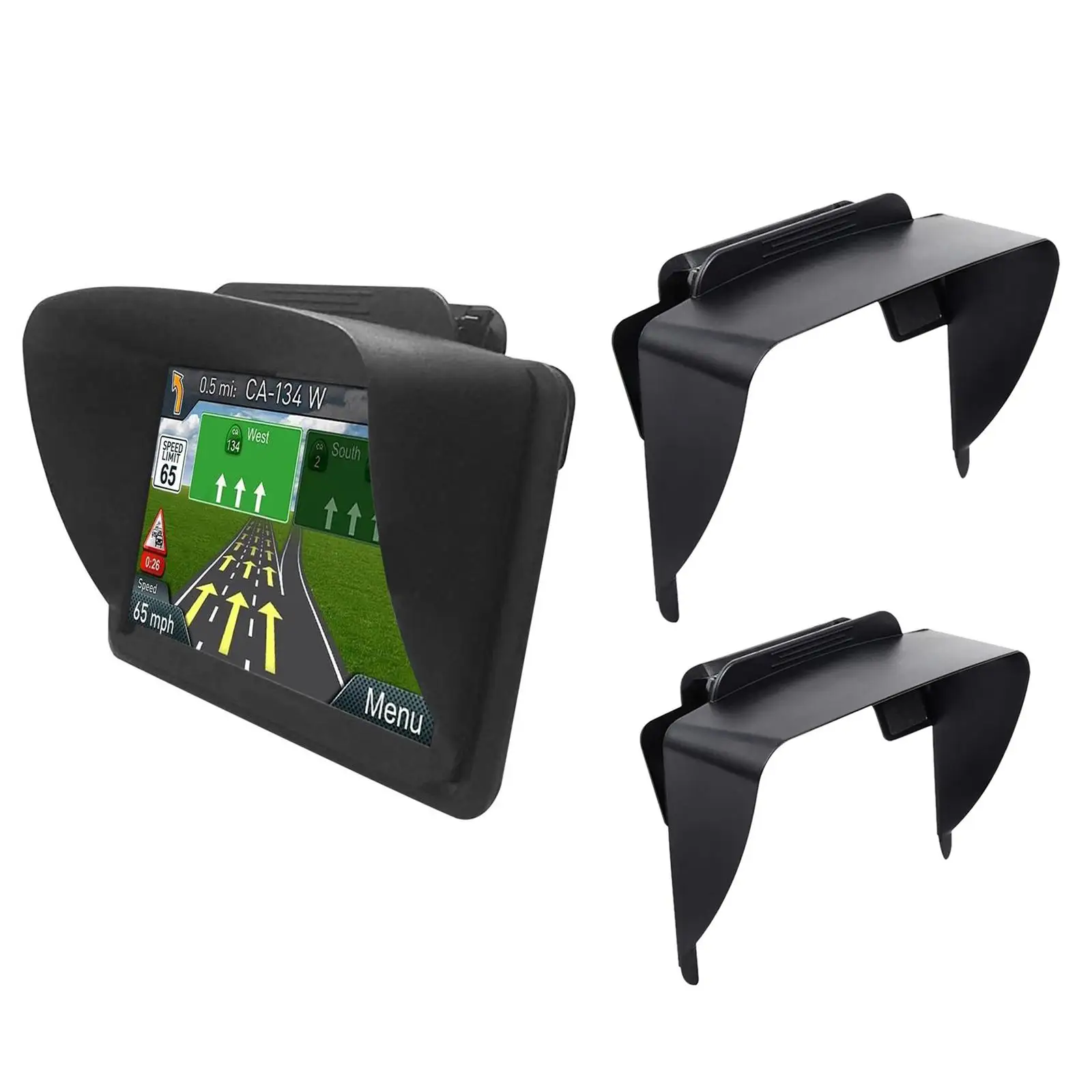 Car Navigation Sun Shade Visor for Vehicle Parts Navigation Sunshade Car Navigation Visor