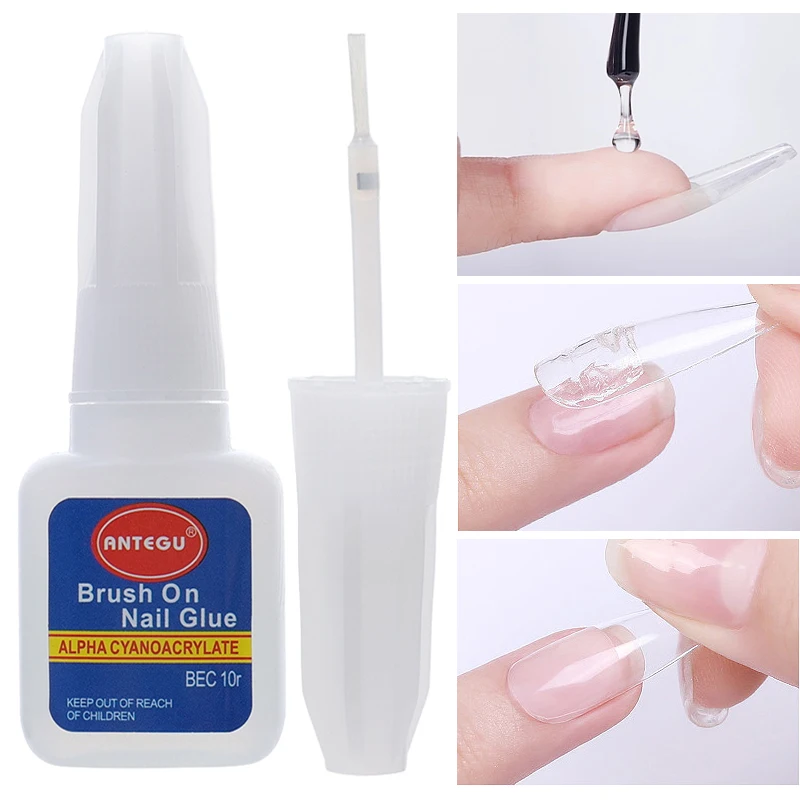 Best of 2 / 10ML Nail Glue For Acrylic Fast Drying Nail Tip Glue Professional False Nails Tips Glue For Strong Nails Rhinestone Adhesive Reviews & Tips