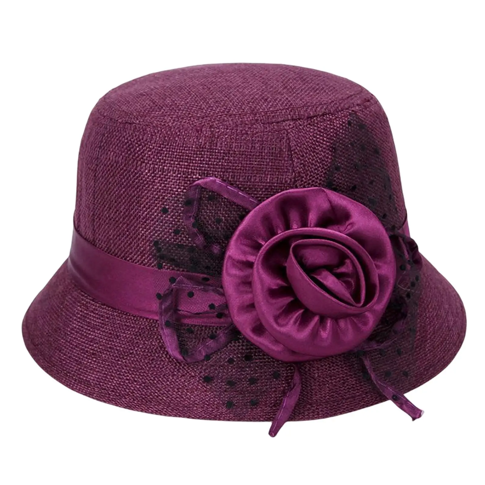 Women Top Hat Decorative Sun Protection Beach Sun Hat Fashion Bucket Hat Casual Sunhat Summer Hat for Summer Photo Props Outdoor