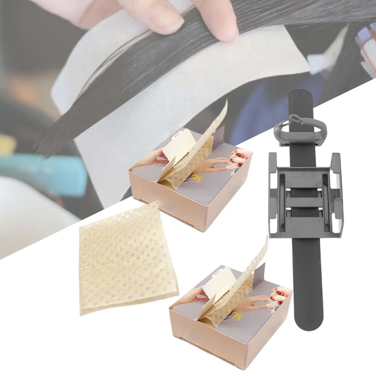 Perm End Paper with Holder Professional Hairdressing Paper Practical Home