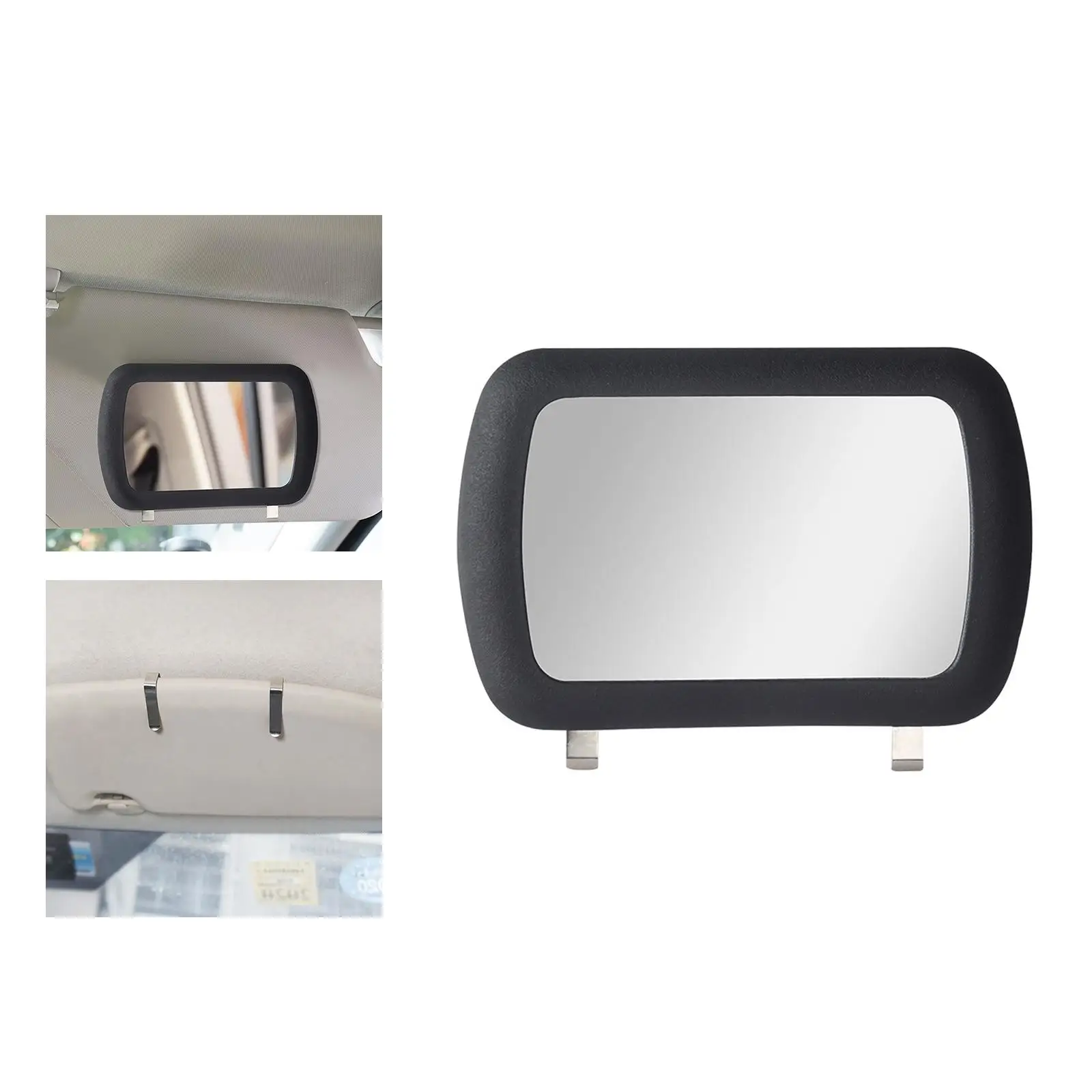 Car Sun Visor Vanity Mirror Portable Interior Mirror Front Large Makeup Mirror for Sun Shading Travel Car Styling Long Journey