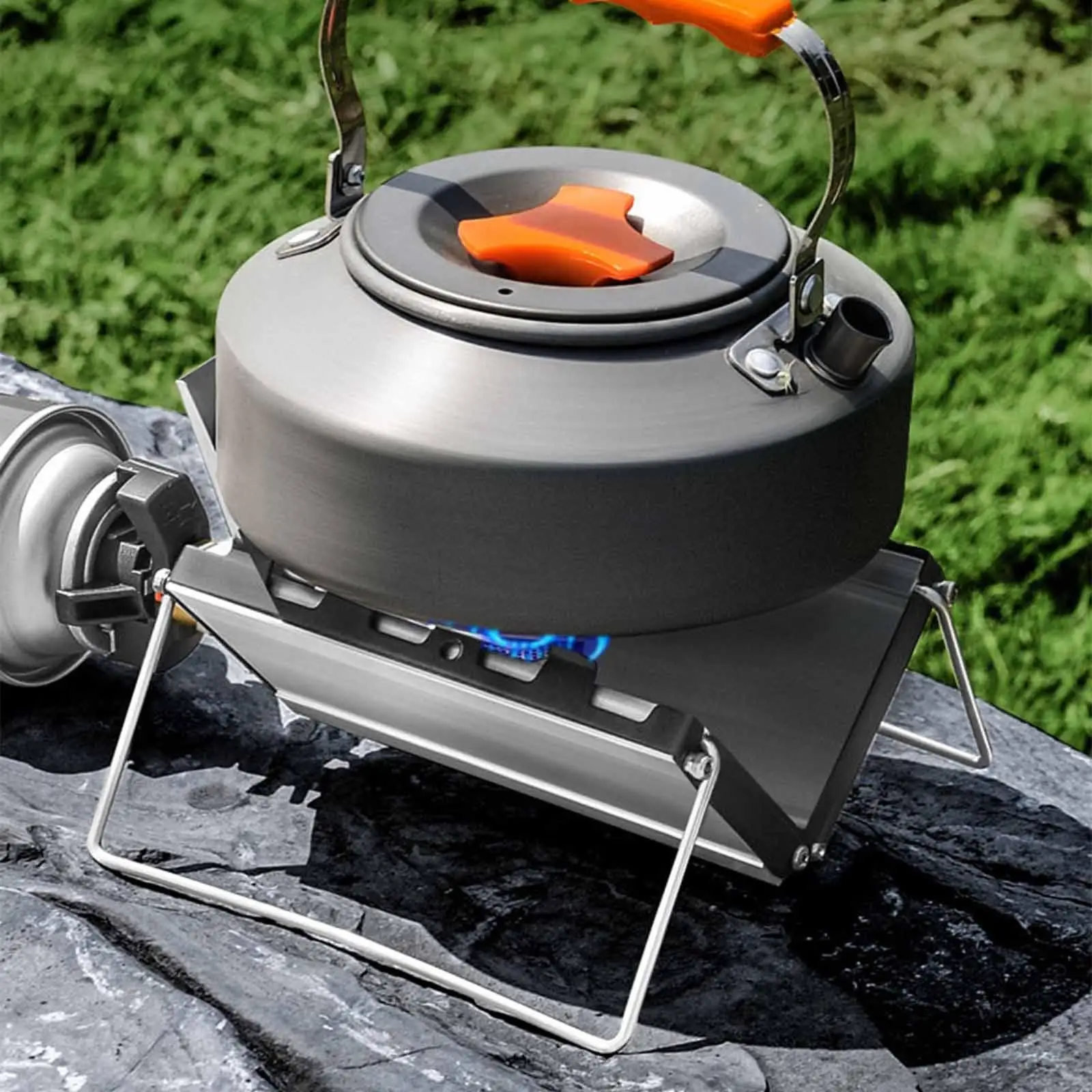 Camping Stove Outdoor Small Sturdy Lightweight Easy to Install Kitchen Tool