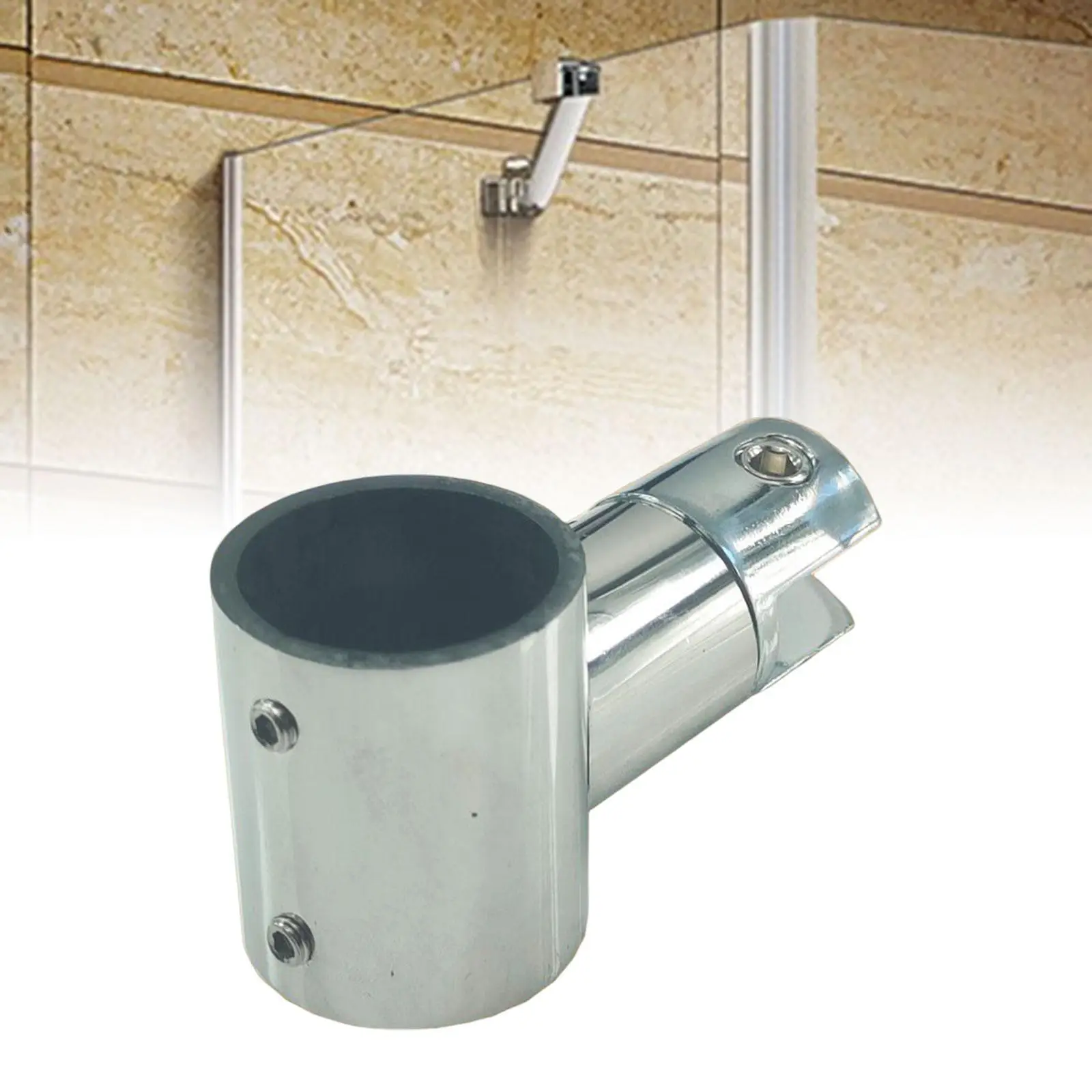 Glass Connector Wall to Glass Support Arm for Fixing Glass Panels Shower Enclosure Convenient Installation Wear Resistance