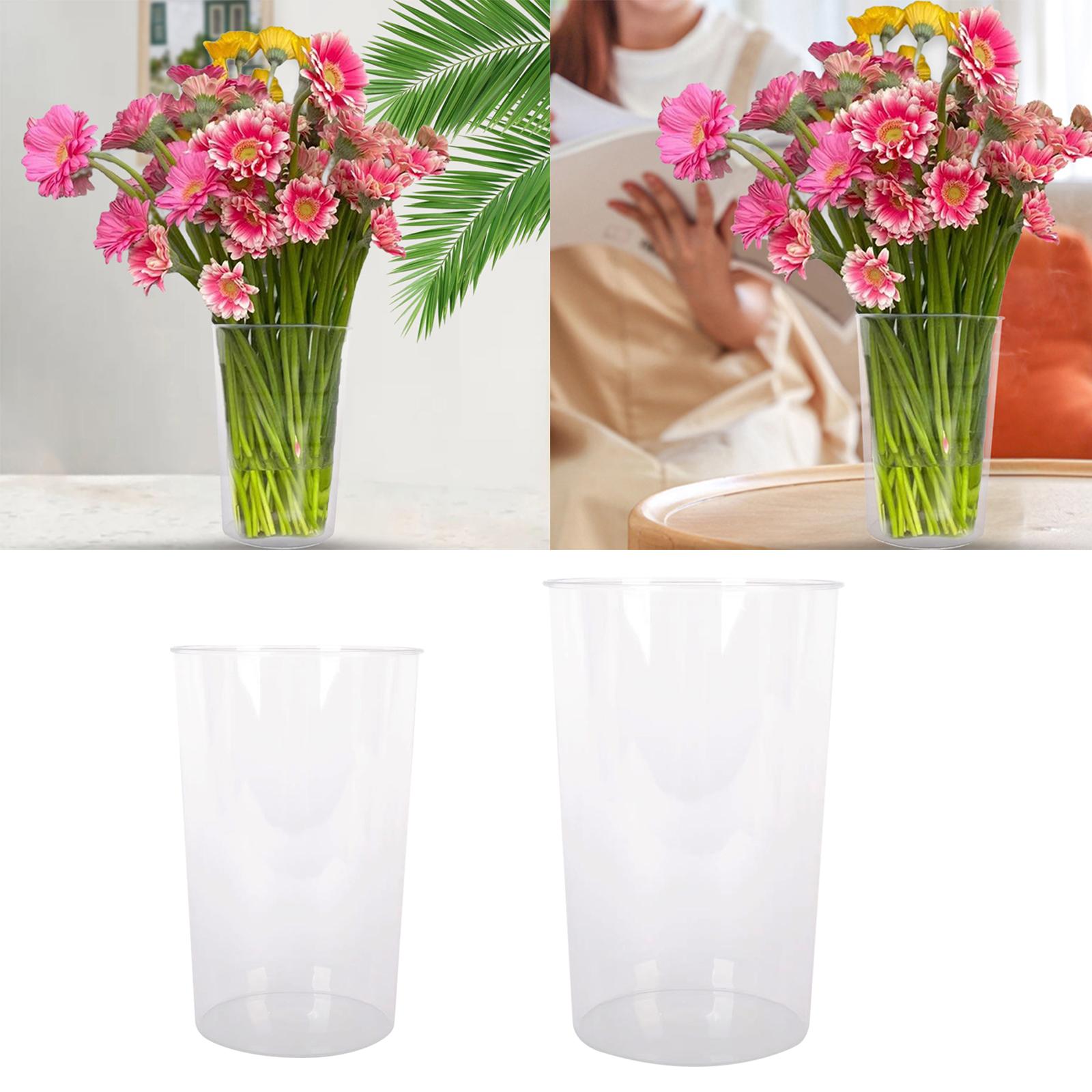 Acrylic Vase Flowers Classy Clear Flower Vase for Desktop Holidays Festivals