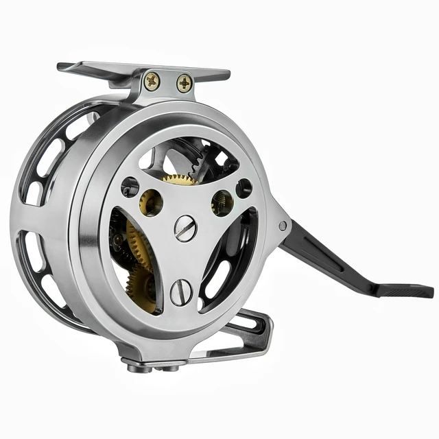 Automatic Fly Fishing Reel Made of CNC Machined Aluminum 75mm Out Diameter  Large-Arbour for Nymph Fishing Freshwater - AliExpress
