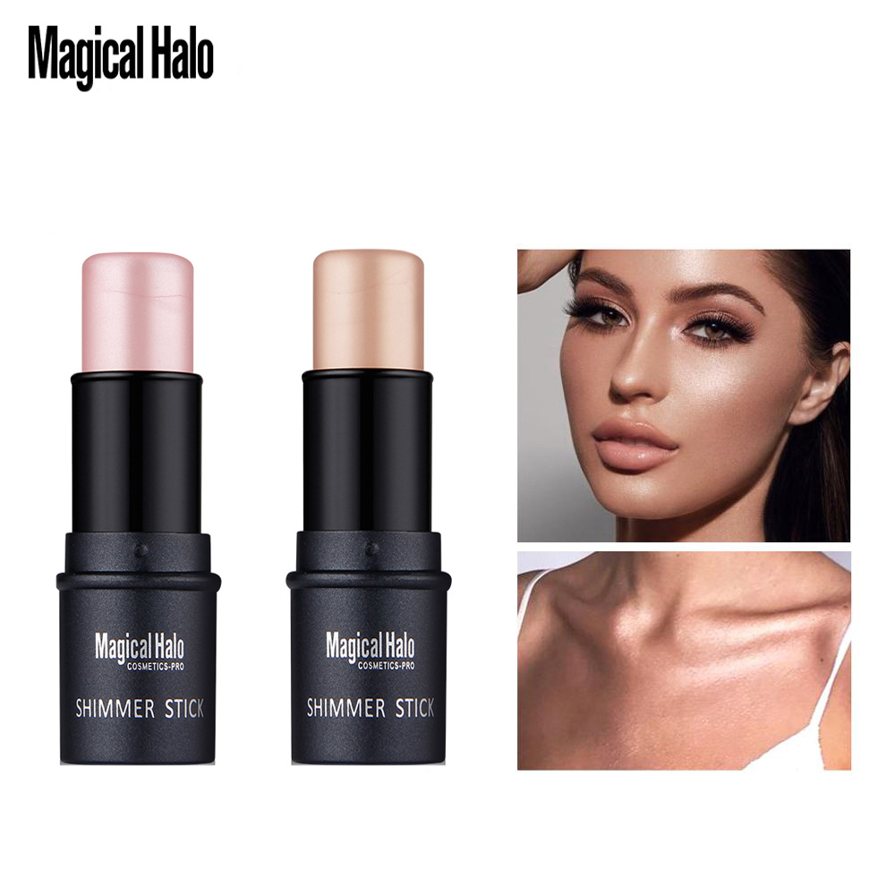 Best of Magical Halo Highlighter Stick Makeup Glitter Contouring Bronzer For Face Shimmer Powder Highlight Corrector Contour Illuminator Reviews & Tips