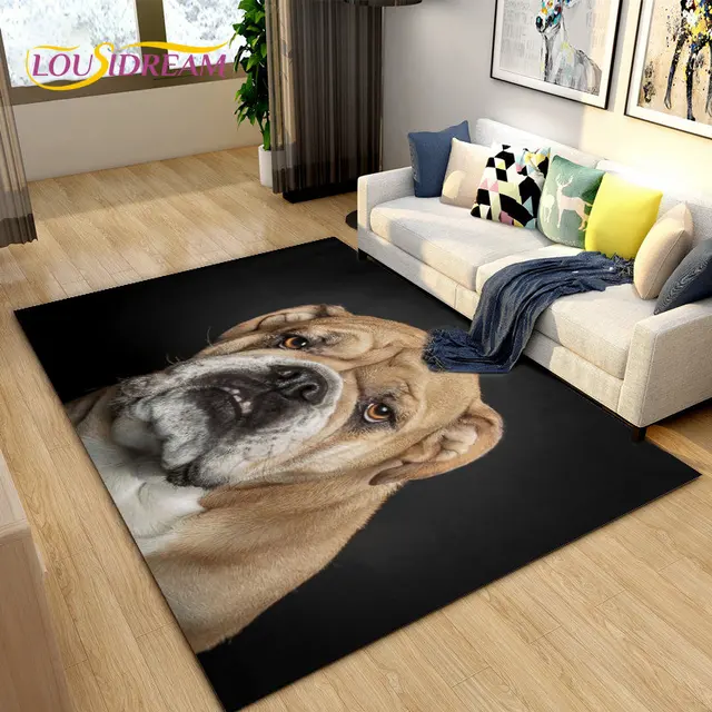 Cartoon Pitbull Rug Dog Area Rugs Carpets Rug for Living Room Bedroom  Decoration Entrance Doormat Pet Mats Non-slip Floor Mats - AliExpress