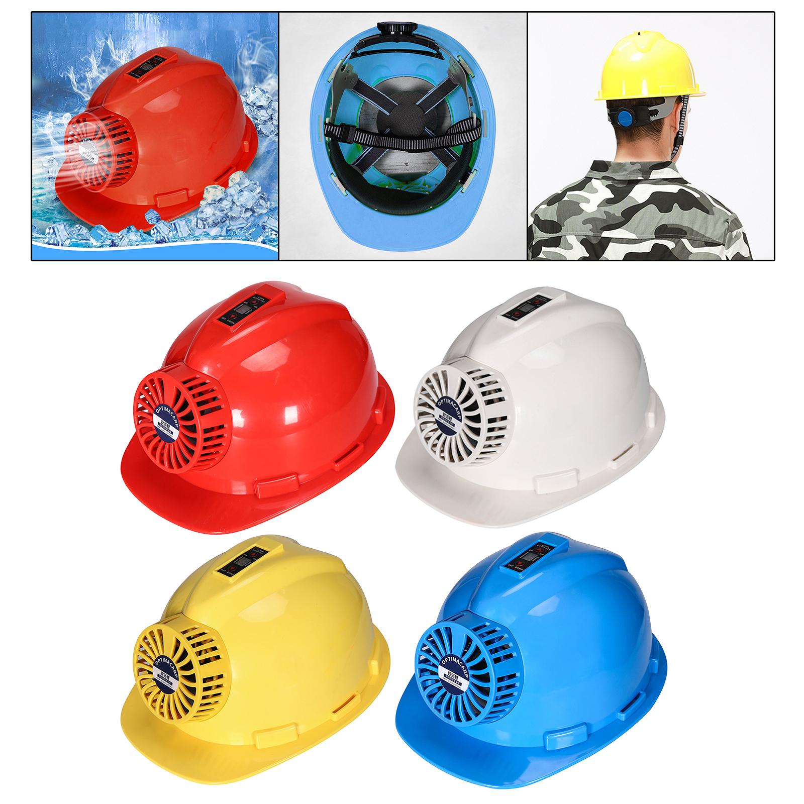 Construction Hard Hat with Fan Charging Workplace Thickening Outdoor Working Protective Cap