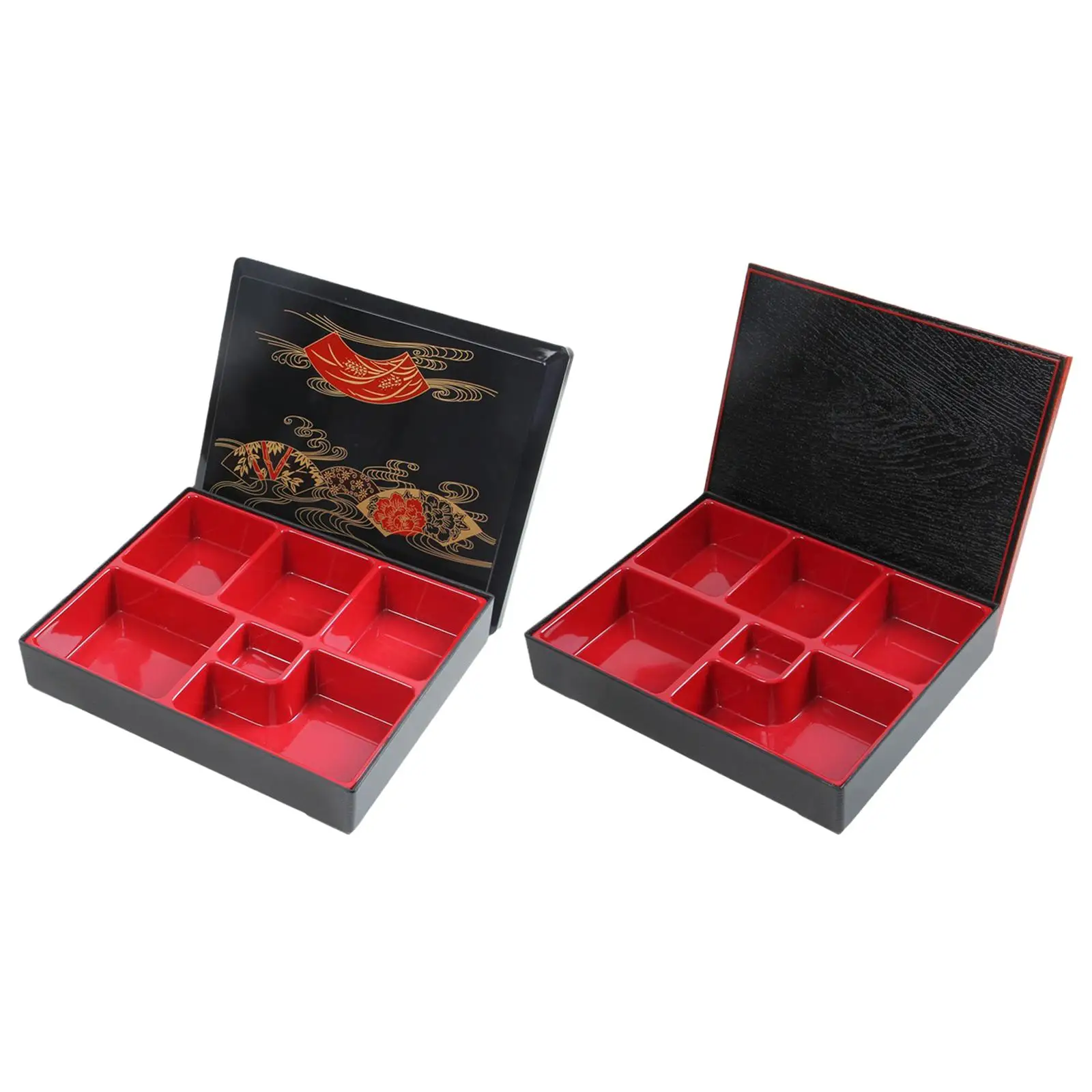 Japanese Bento Box Food Container for Restaurant Picnic Sushi, Rice, Sauce