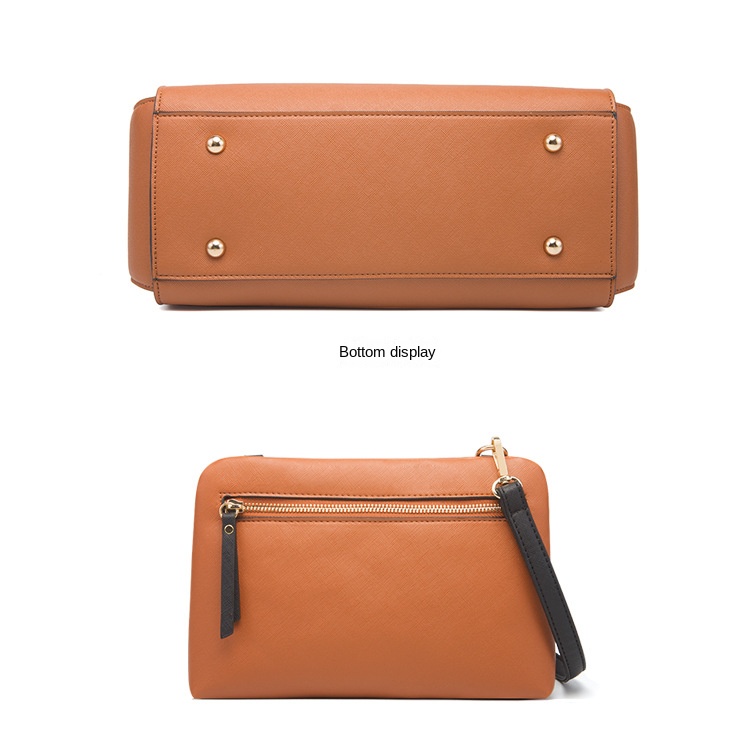 Borsa Donna Top Quality Fashion Color Matching Borsa Madre in quattro pezzi Borsa a tracolla fresca, semplice e pratica_voghion.com
