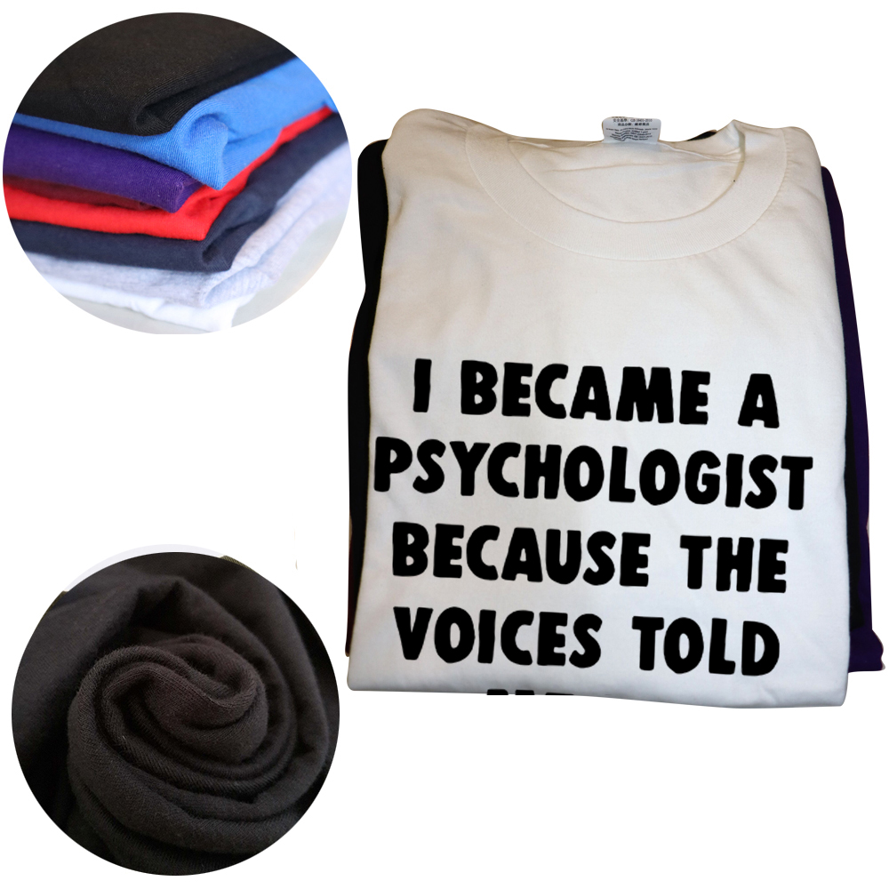 Lustige Psychologie Psychologe Psychiater Geschenk T Shirts Grafik Baumwolle Streetwear Kurzarm Geburtstag Sommer T-shirt Männer – Detail 4