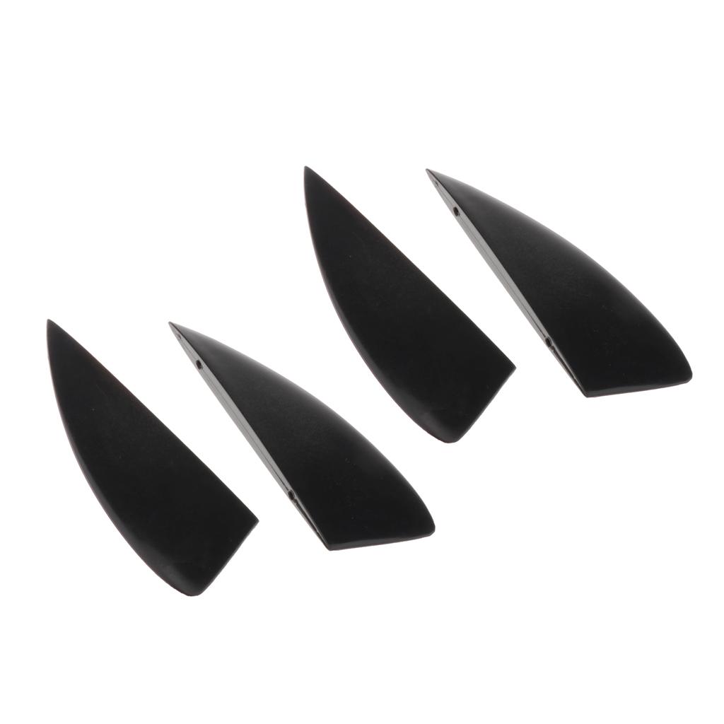 4PCS Professional Fiberglass  Fin for Kite Surfing Kitesurfing Board