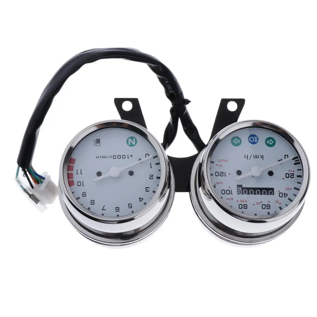 12V Motorcycle Gauge meter Gauge for Cafe Racer