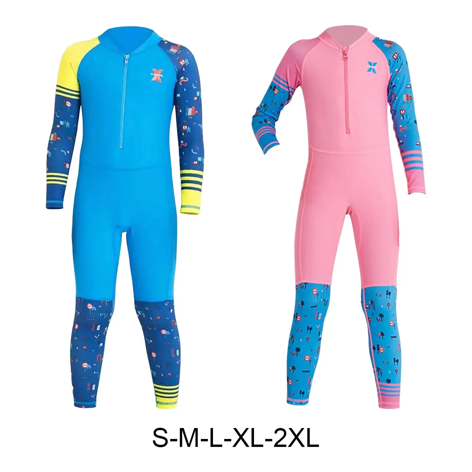 Kids Wetsuit Diving Swimsuits Waterproof Surfing Quick Drying Water Sports