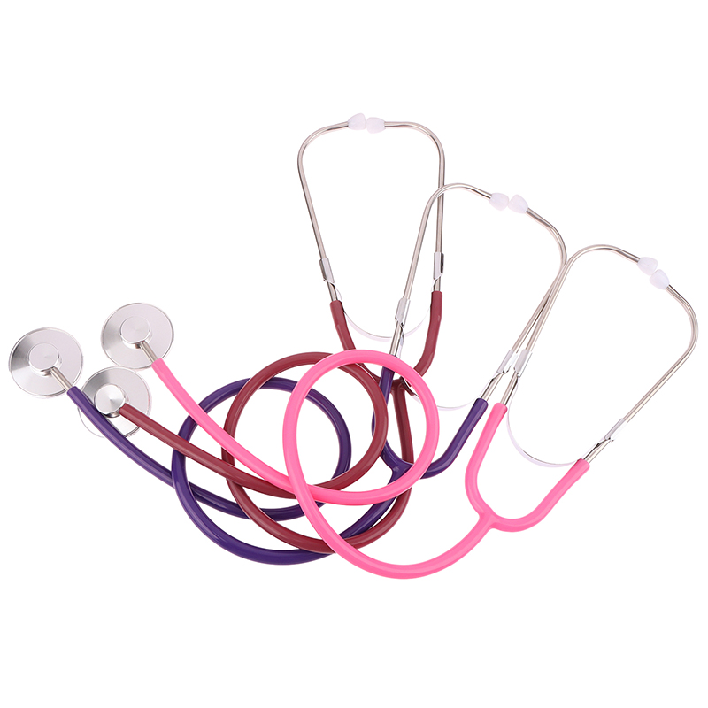 Portable Double Head Stethoscope Professional Cardiology Doctor Medical Equipment Student Vet Nurse Device