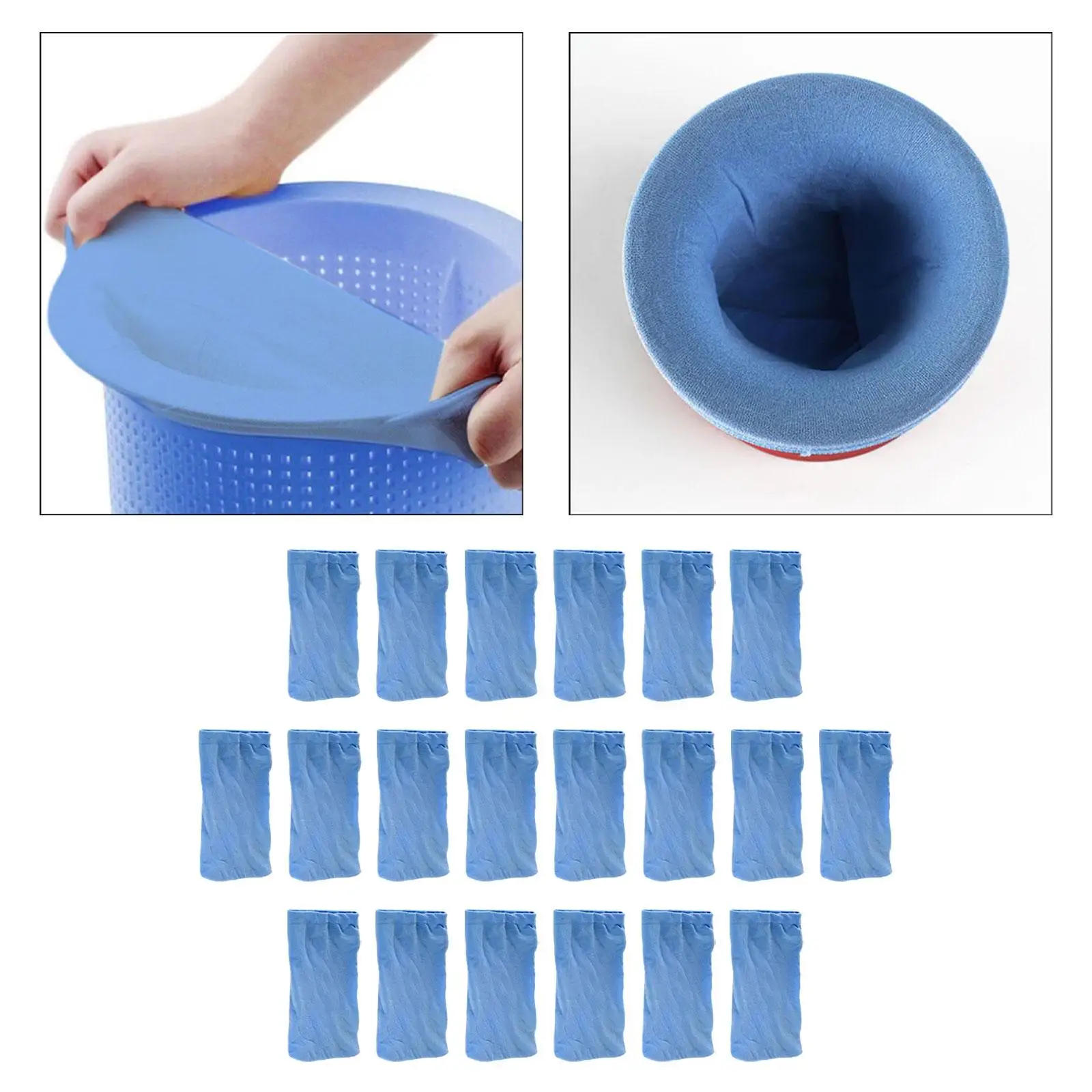 20 Pieces Pool Skimmer Socks Premium Durable Replacement Filters Baskets for Filters in Ground and above Ground Pools