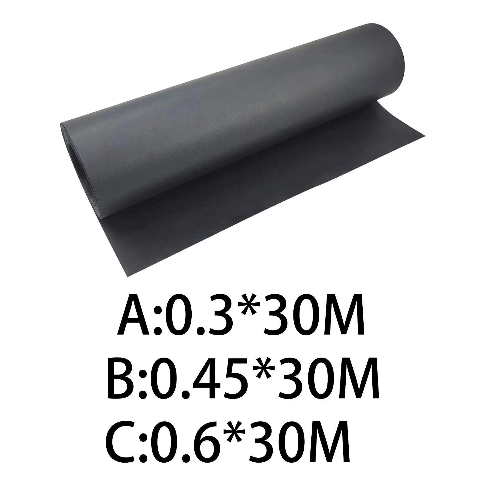98 Feet Black Kraft Paper Roll Recyclable Eco Friendly Decorative Paper Packing Paper