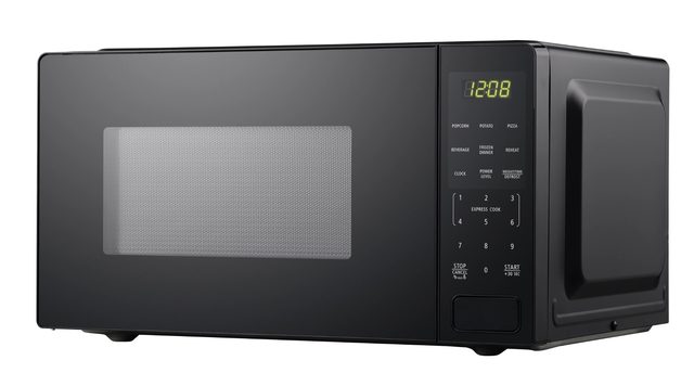 Mainstays 1.1 cu. ft. Countertop Microwave Oven, 1000 Watts, Black, New 