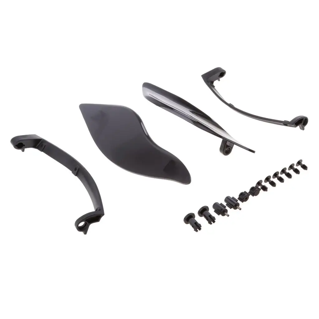 Smoke Upper Outer Fairing Side Air Deflectors For   Touring 14-16