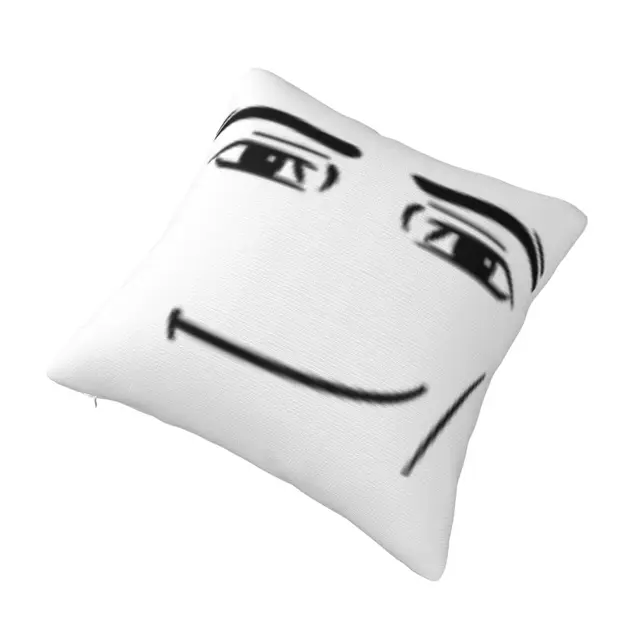 Roblox Man Face Roblox Pillow Roblox Birthday Gamer Merch 