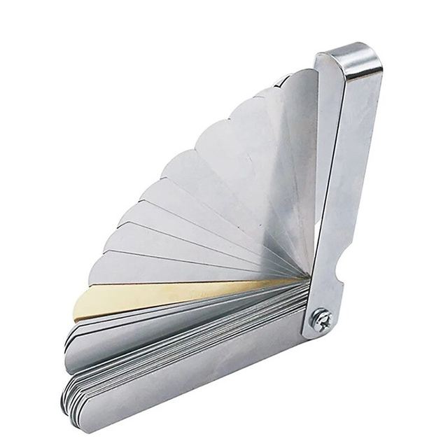 Jauge D'épaisseur MESEE 32 Lames - 0.02-1.00mm - Acier Inoxydable - Double échelle Métrique/impériale