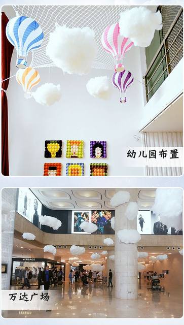 3D Cloud Decorations Hanging Clouds for Ceiling Artificial Clouds