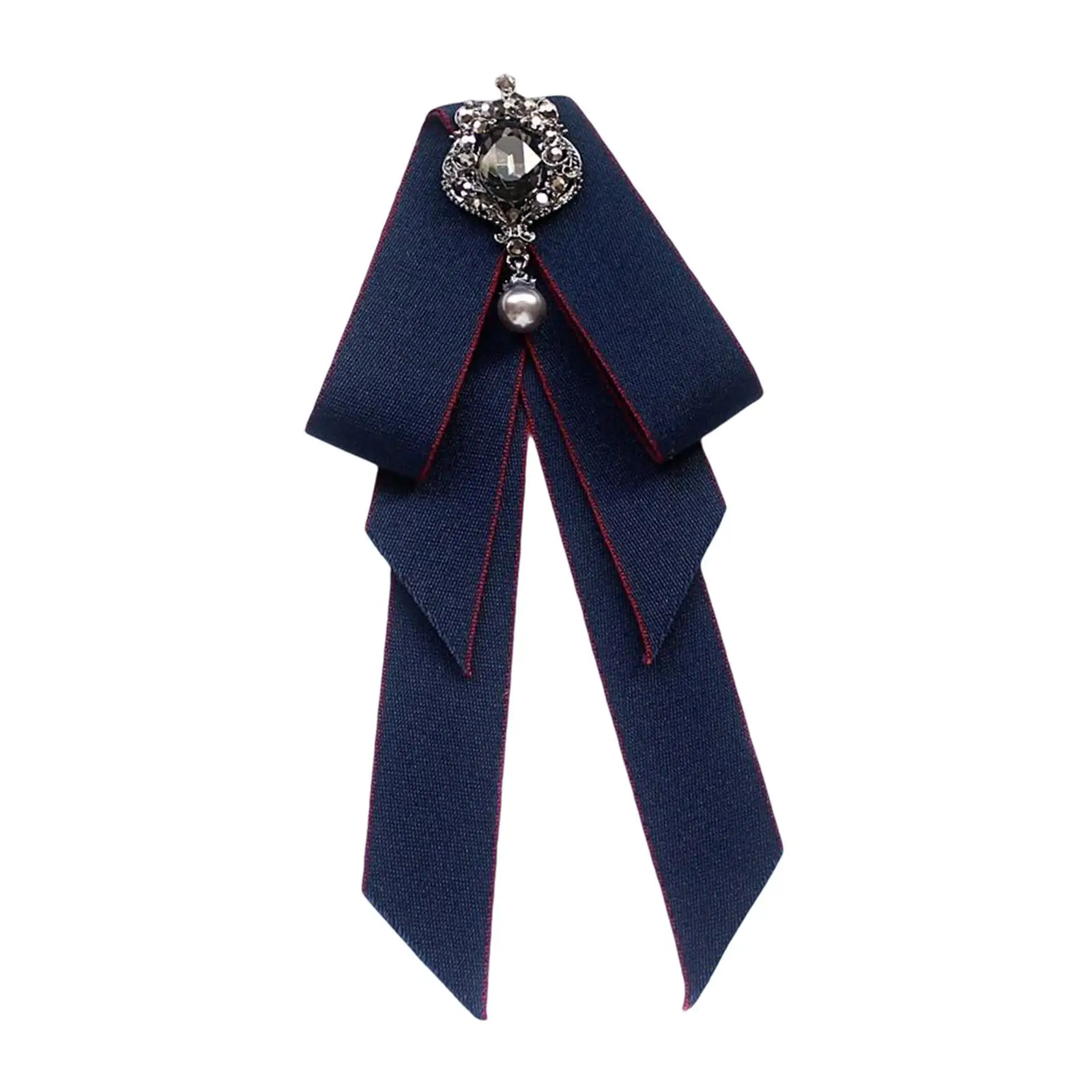Women`s Bow Tie Rhinestone Fashion Women Elegant Ribbon Bowknot Necktie Bowties for Work Suit Wedding Gift Graduation