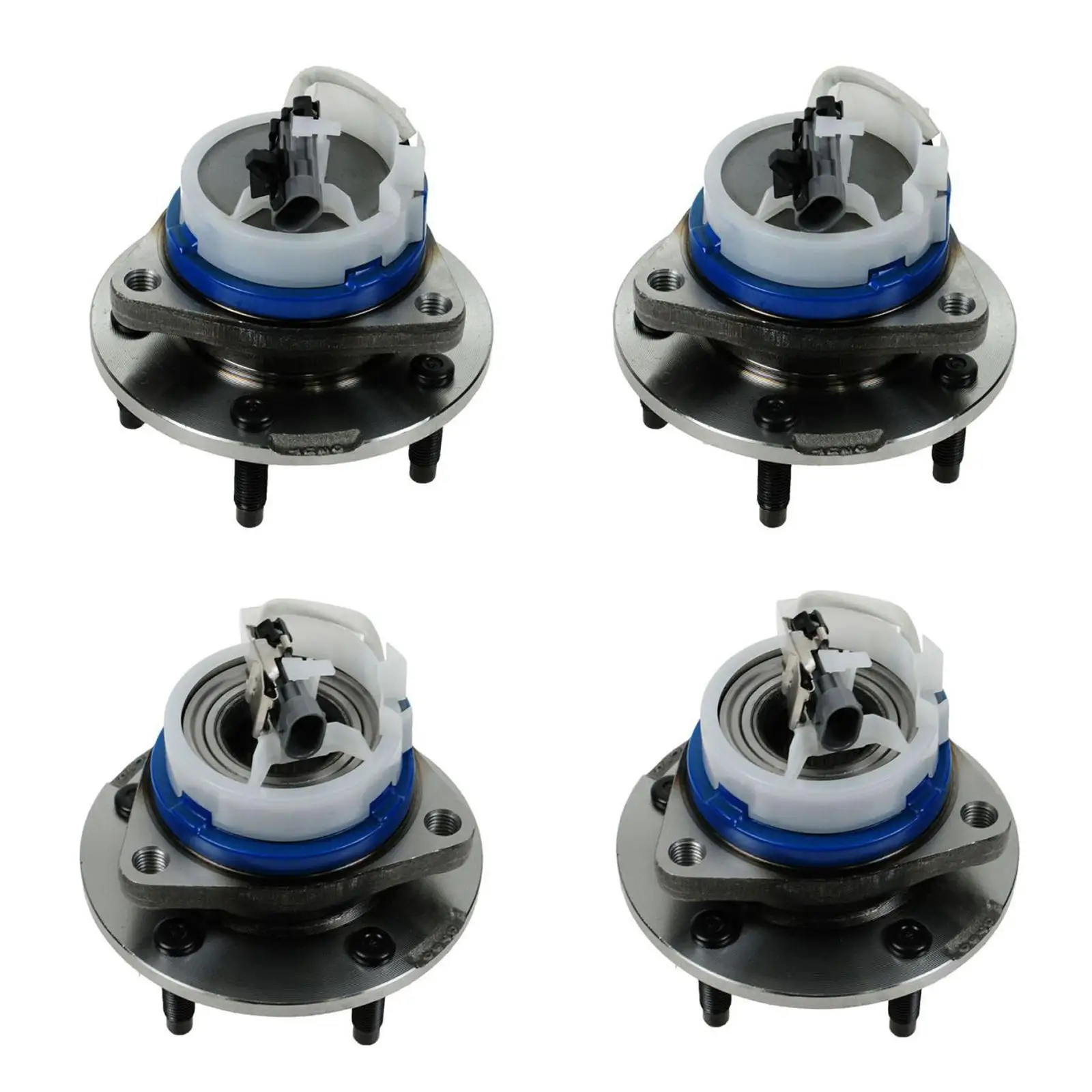 4Pieces Wheel Hub Bearing 5 Lug Set 25693148 Durable Front Rear for CTS Sts