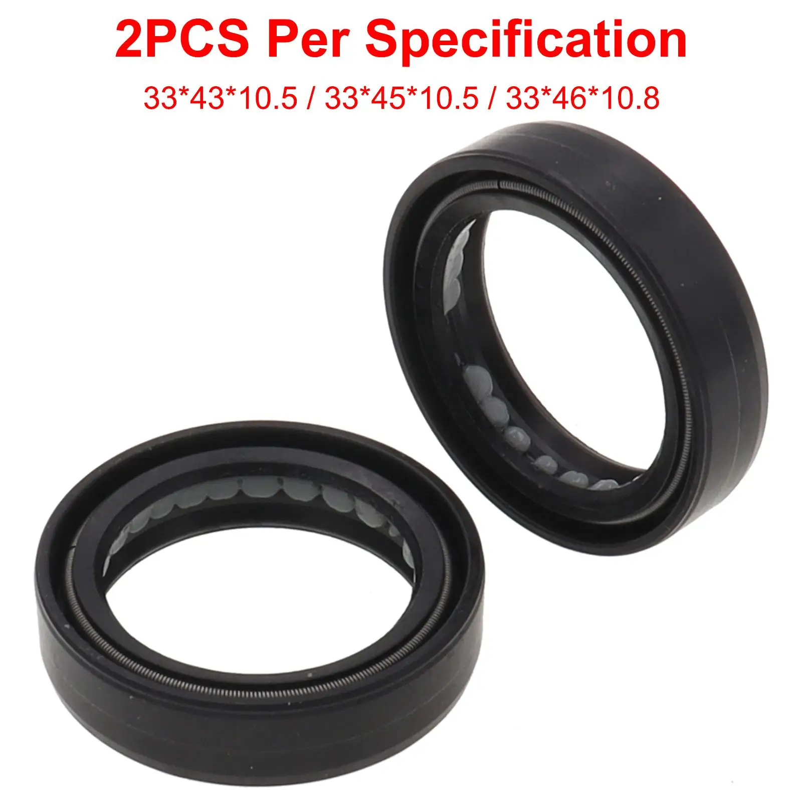Motorcycle Front Fork Damper Oil Seal Durable for Motorbike Replaces