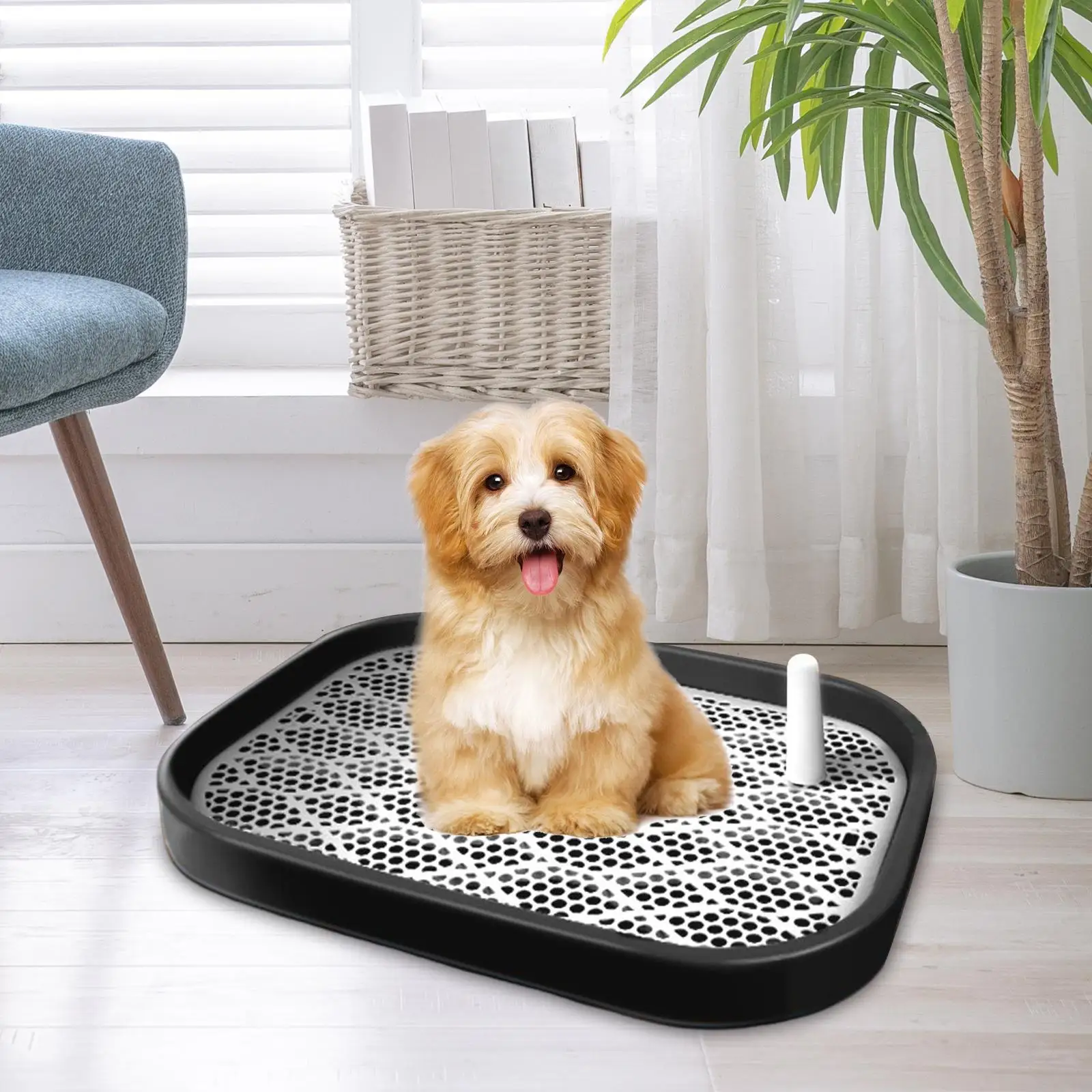 Pet Dog Toilet Puppy Potty Tray Indoor Potty Tray Cleaning Tool Pet Supplies