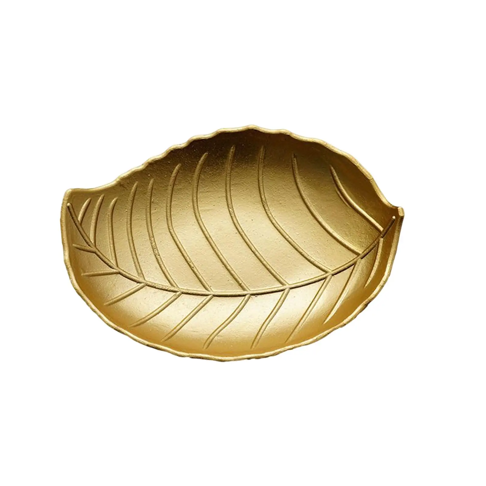 Wooden Leaf Shape Refreshment Tray Bread Plate Tableware for Home Decoration