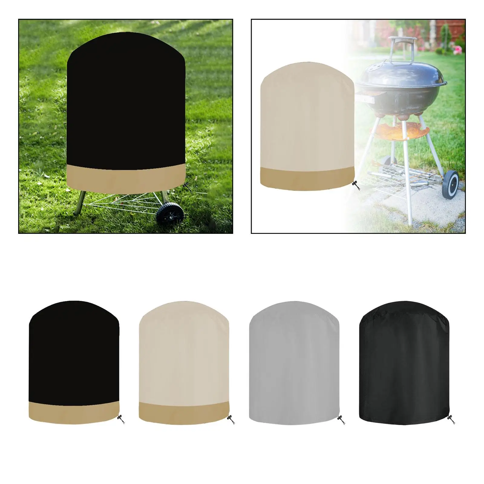 Grill Cover Outdoor Grill Durable Water Resistant Protective Cover Gas Grill Covers for Travel Picnic Garden Barbecue