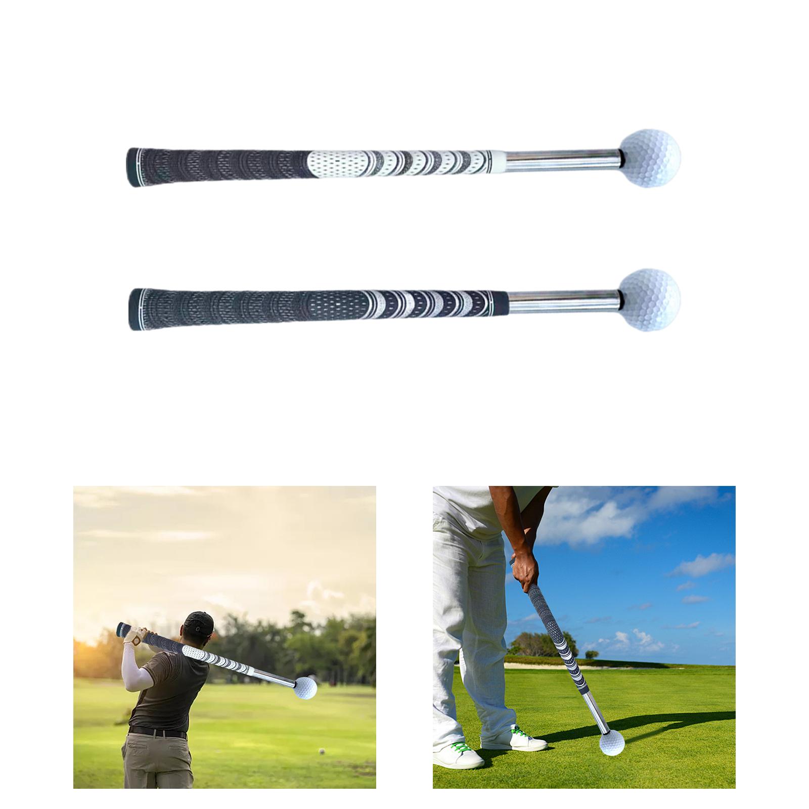 Golf Swing Trainer, Golf Warm-up Club, Adjustable Non-slip Golf Swing Practice