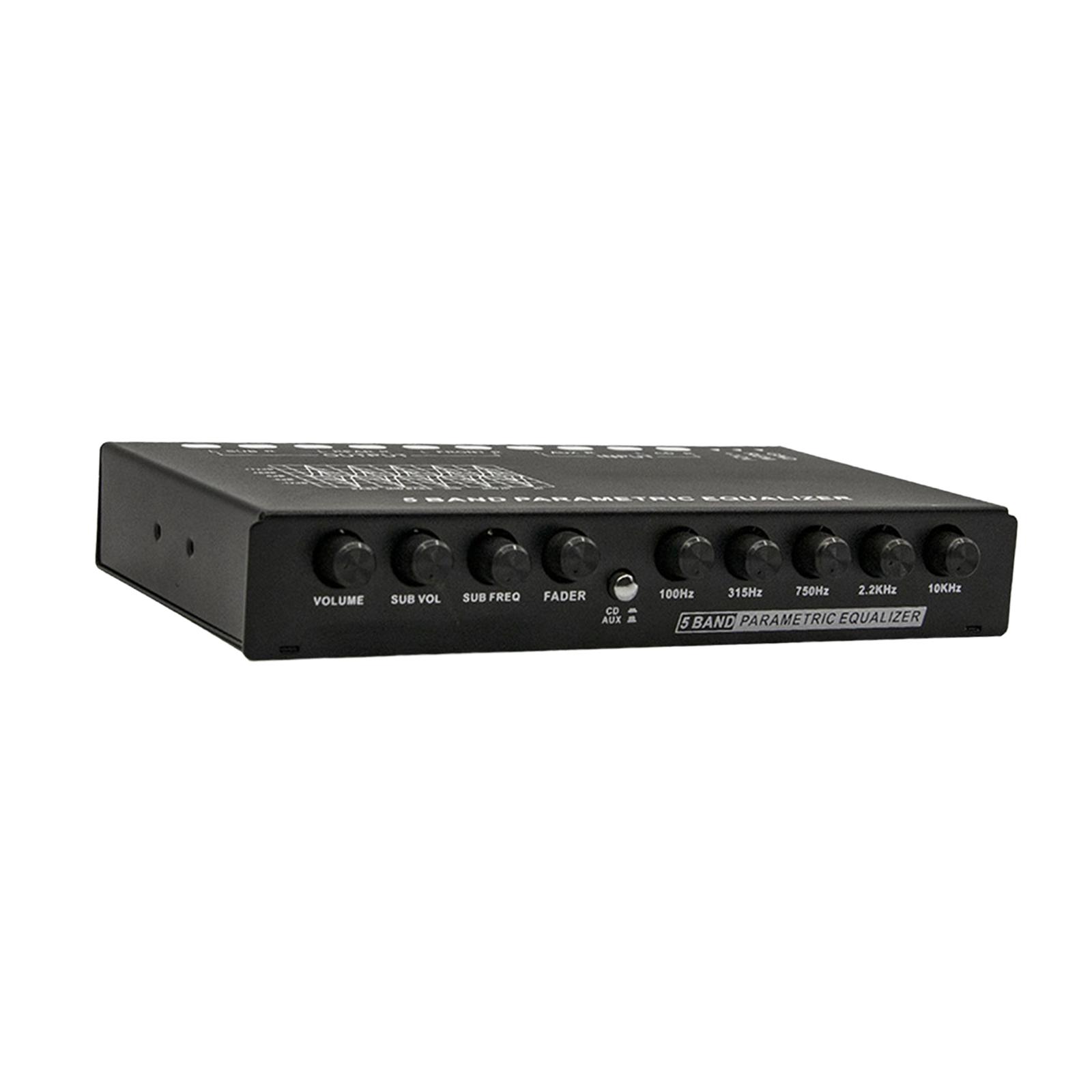 Title 2, 5-Band-Auto-Audio-Equalizer vorne und hinten + ...