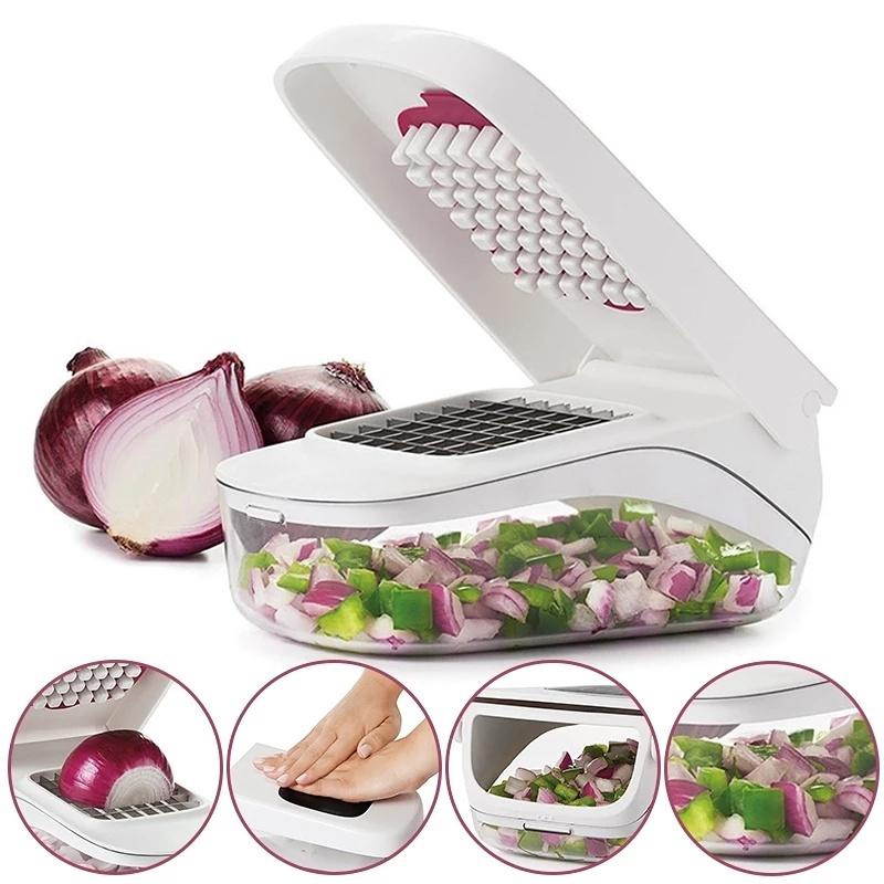 Description Picture 4 of itemManual Vegetable Fruit Slicer Chopper Presser Cut Onion Cheese Tomatoes Cutter Fruits Dicing Blade Kitchen Tools