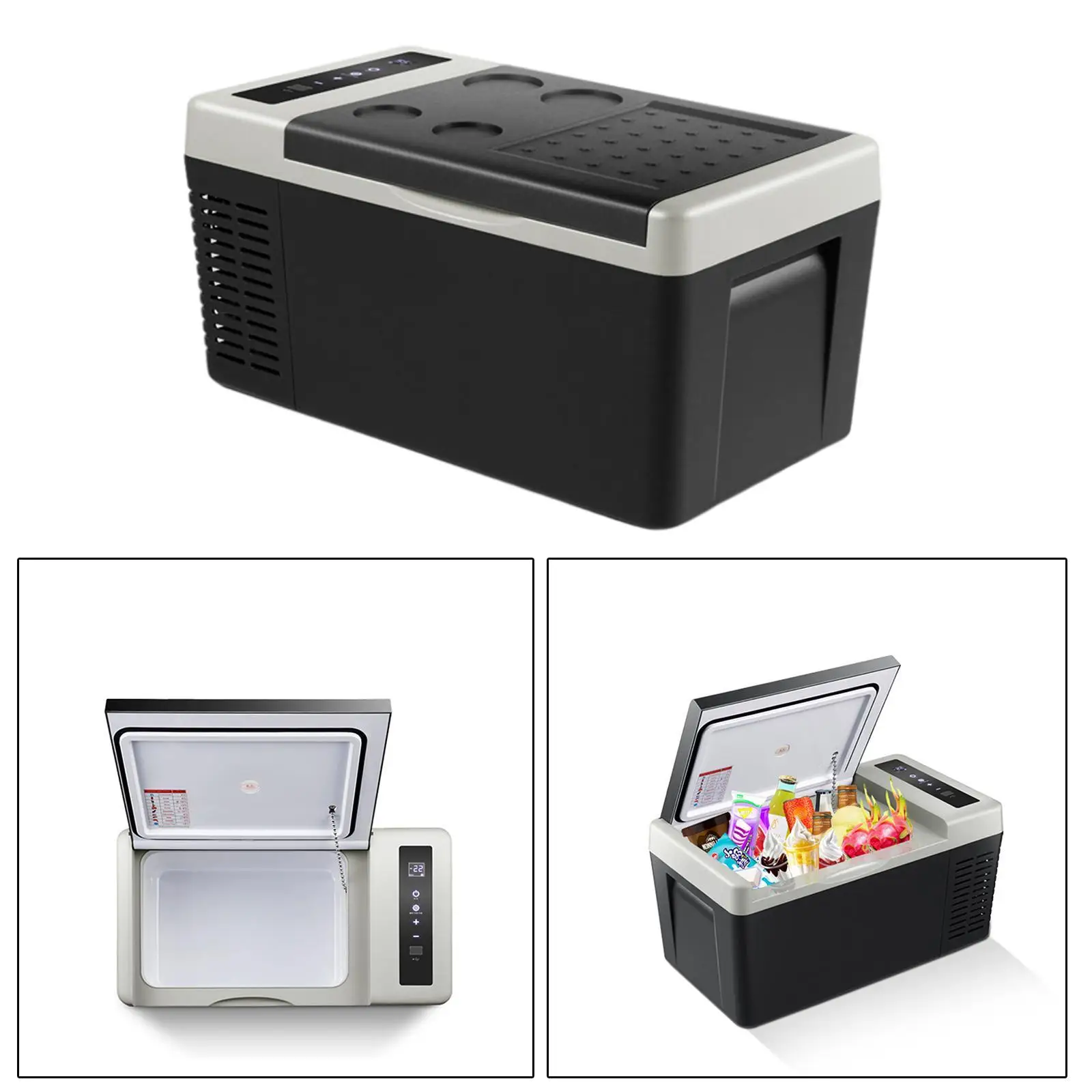 18L Portable Mini Car Cosmetics Beauty Makeup Fridge Cooler Freezer