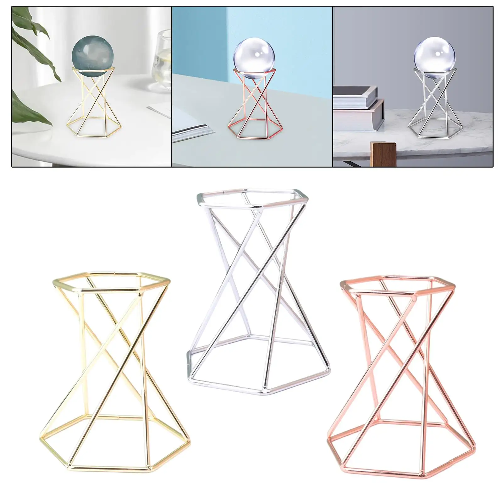 Display Stand Beautiful Display Multifunctional Sturdy Ball Holder for Antique Stores Jewelry Stores Office Indoor Friend