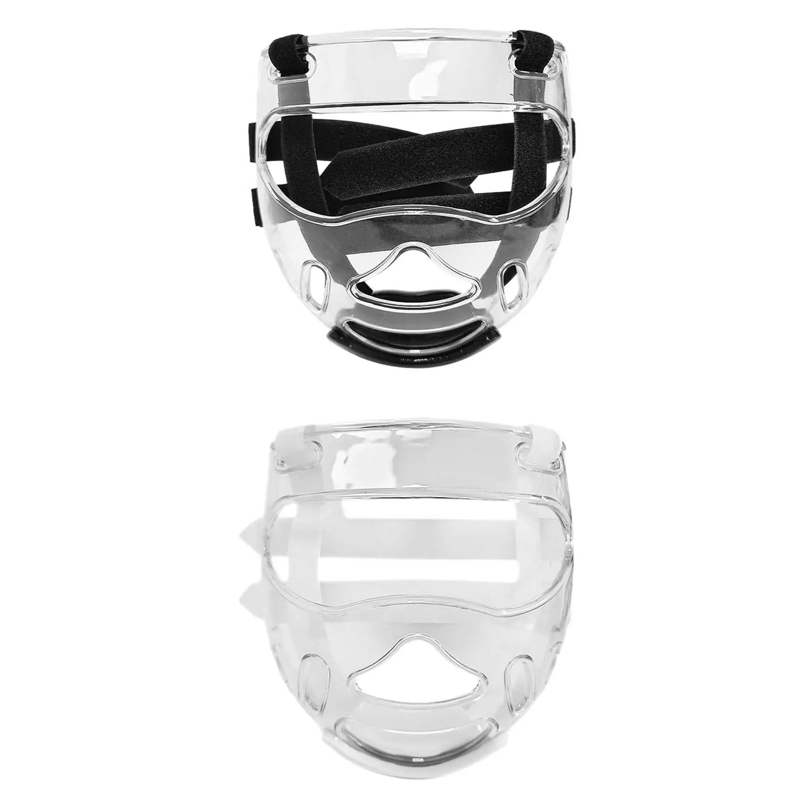 Taekwondo Mask Taekwondo Face Shield Detachable Sparring Mask Clear Face Guard for Grappling Karate Wrestling Sports Kickboxing