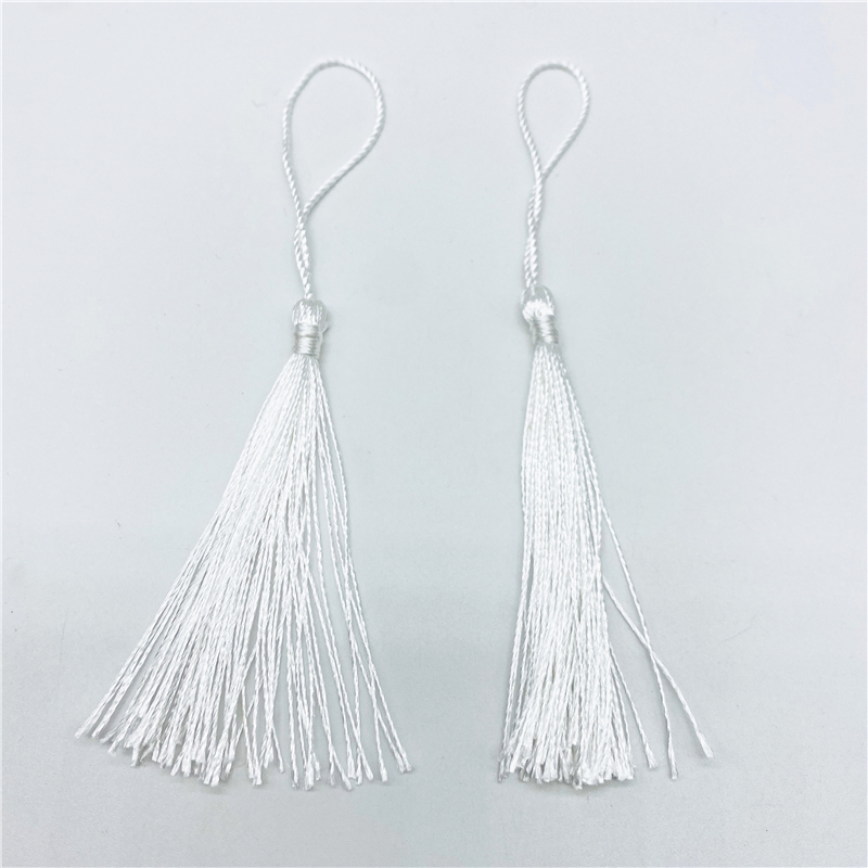 Description Picture 5 of item10pcs/Lot 14cm Polyester Tassels Fringe Cotton Tassels Trim For Sewing Curtains Accessories DIY Home Wedding Decoration