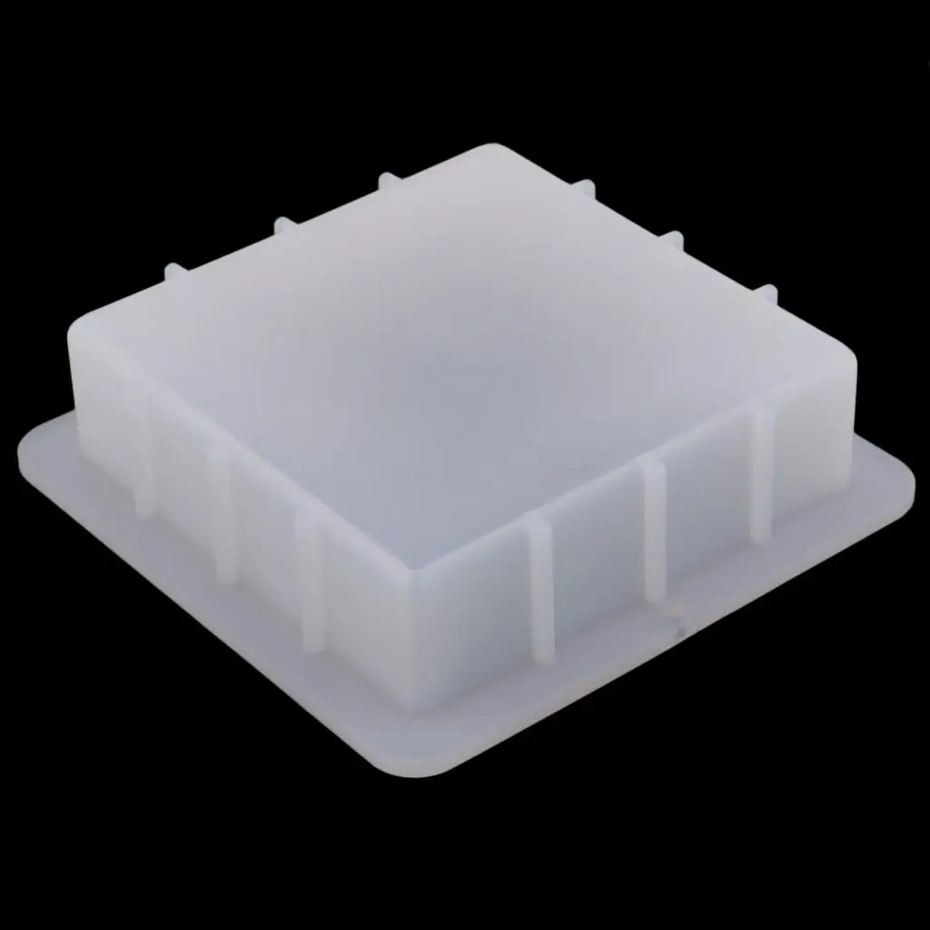 Square Loaf Soap Silicone Mold 1100ml for DIY Soap Making Mooncake Mold Tool